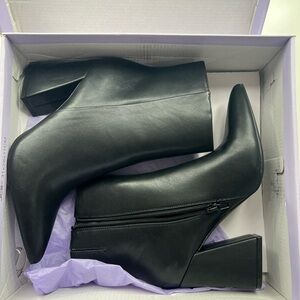 Madden Girl Black Ankle Boots